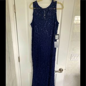 Navy gown